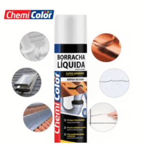 BORRACHA LIQUIDA SPRAY BRANCA 400ML CHEMICOLOR