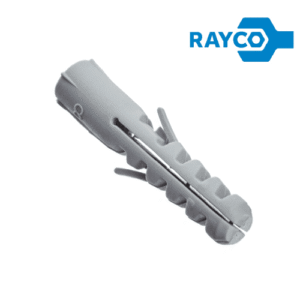 BUCHA FIXACAO PLAST S/ANEL 08MM C/ 100PÇS RAYCO