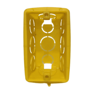 CAIXA DE LUZ PVC 4X2 AMARELA NOVA