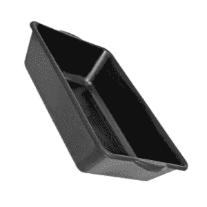 CAIXA PARA MASSA PLASTICA PRETA 20LT NOVA