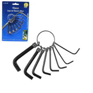 CHAVE JOGO ALLEN 08PCS 1,5 A 06MM WESTERN ALC-08 ALC-18