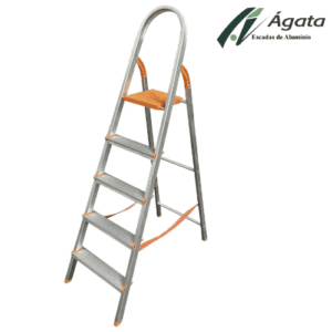ESCADA DOMESTICA ALUM 05 DEGRAUS AGATA