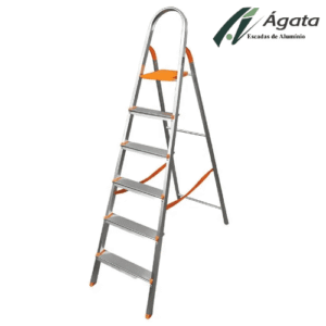 ESCADA DOMESTICA ALUM 06 DEGRAUS AGATA