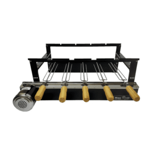 KIT GIRA MAX GRILL 4 ESP. SUPERMETALRIO 127V 58 CM