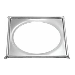 PORTA GRELHA INOX QUAD 10 (CAIXILHO) CLARA INOX