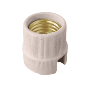SOQUETE PORCELANA E-27 C/ALCA E BORNE 8212 FERTAK