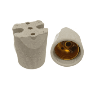 SOQUETE PORCELANA E-27 PLAFON C/BORNE 8211 FERTAK