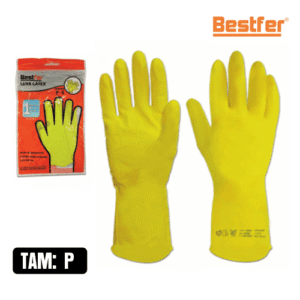 LUVA LATEX FORRADA AMARELA P BESTFER