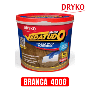 MASSA PARA MADEIRA BRANCA 400G DRYKO