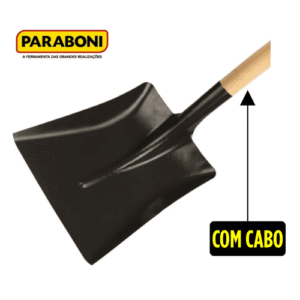 PA QUADRADA GRANDE LEVE COM CABO RETO PARABONI