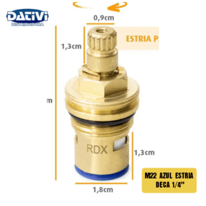 DATIVI REPARO TORN M22 AZUL ESTRIA DECA 1/4″ 67611