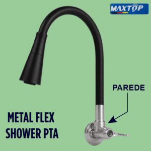 TORNEIRA BICA M PAREDE METAL FLEX SHOWER PTA MAXTOP