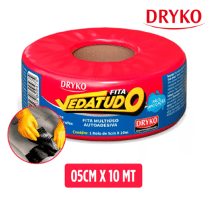 VEDATUDO FITA ADESIVA ALUM 05CM X 10 MT DRYKO
