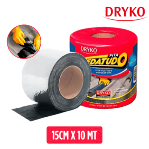 VEDATUDO FITA ADESIVA ALUM 15CM X 10 MT DRYKO