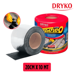 VEDATUDO FITA ADESIVA ALUM 20CM X 10 MT DRYKO