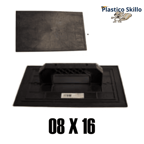DESEMP PVC 08 X 16 LISA PRETA SKILLO