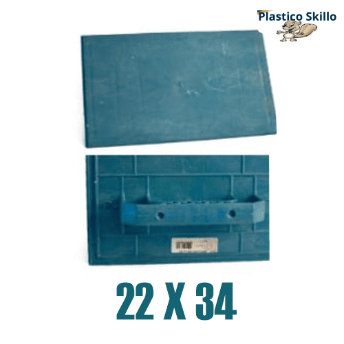 DESEMP PVC 22 X 34 LISA AZUL SKILLO
