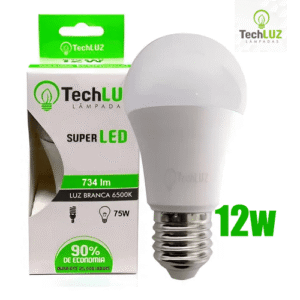 LAMPADA LED BULB 12W BIV 6500K TECHLUZ