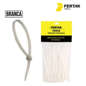 ABRACADEIRA NYLON 200 X 2,5 BR (PCT 100) FERTAK 1313